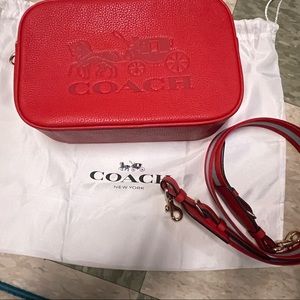 *SOLD* Coach Jes horse carriage crossbody camera bag (NEW)